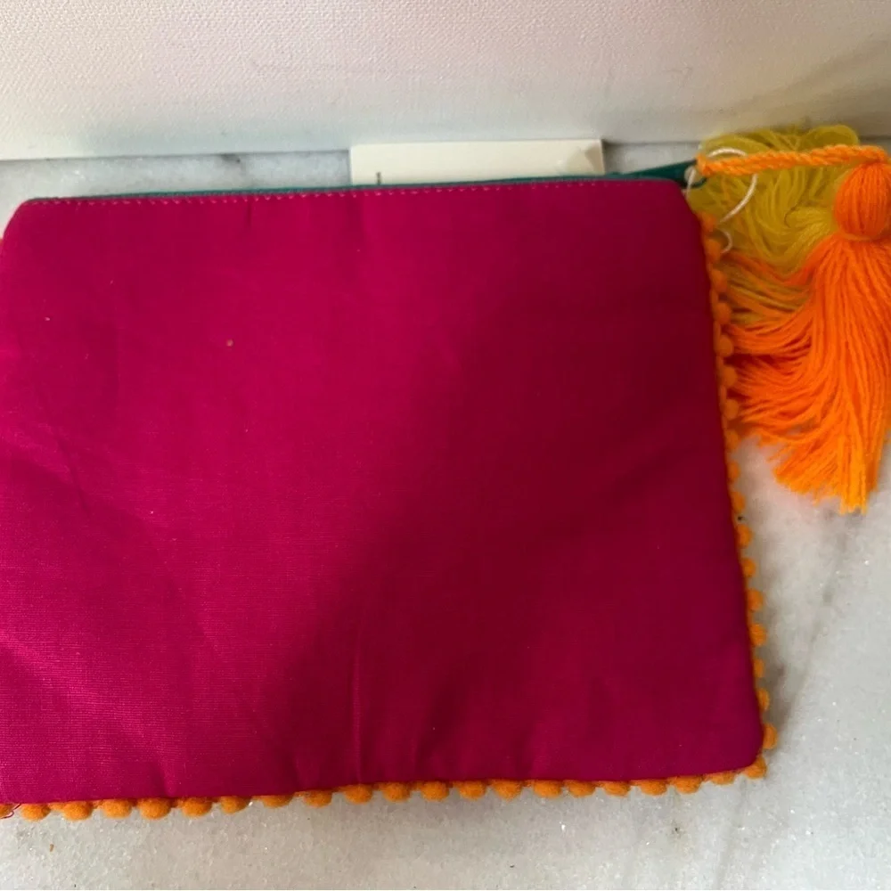 Seed Beaded Sunglasses Clutch Bag, beaded pouch,cosmetic bag